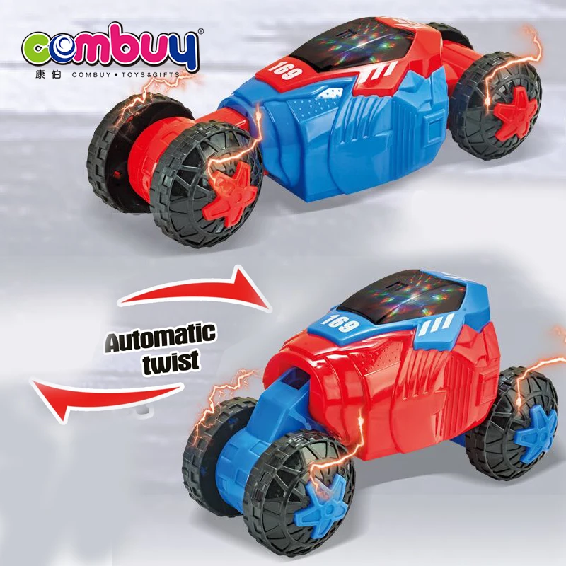 Deformation off-road lighting automatic toy twist stunt car