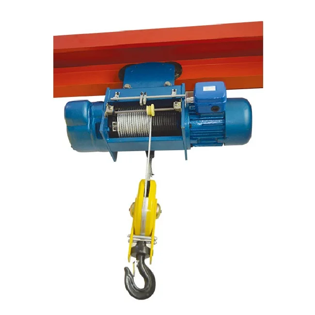 Professional CE ISO Approved  Direct Supplied CD/MD Wire Rope Electric Hoist 1000kg