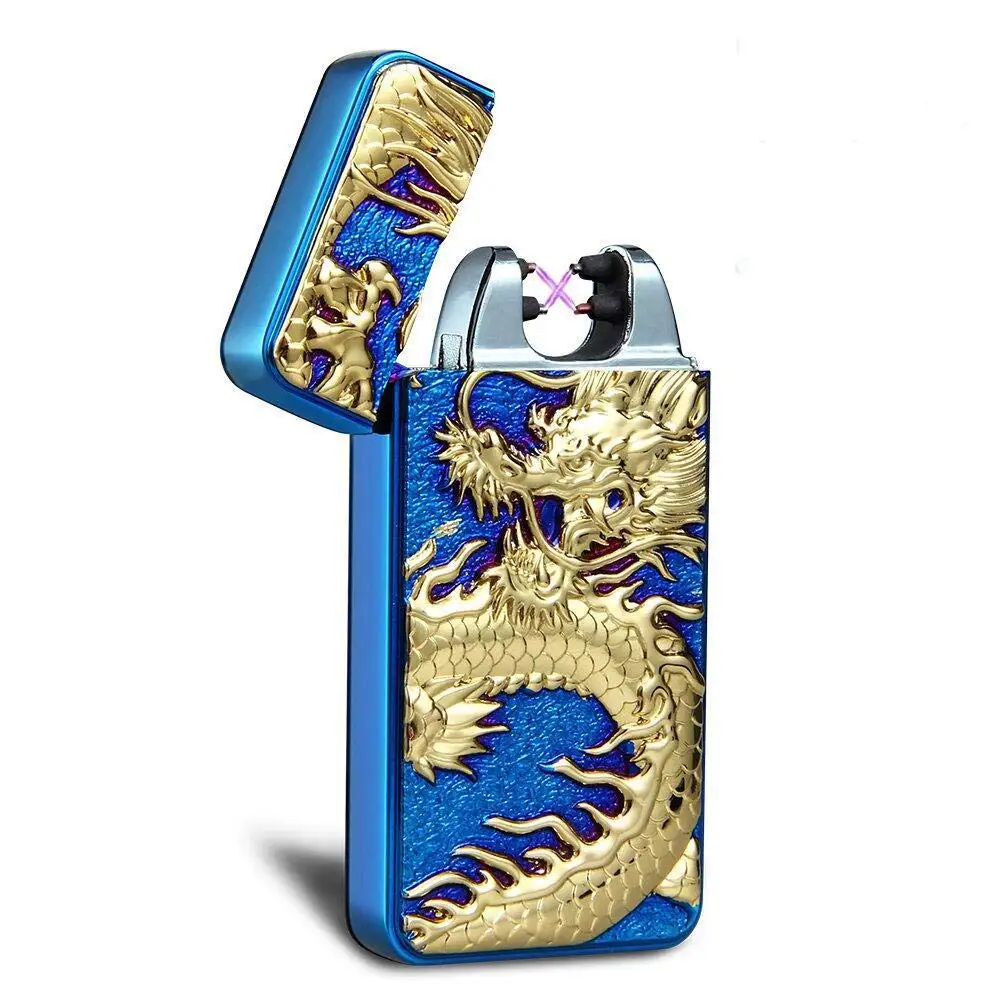 Encendedores Electrico Electric Arc Lighter Ashtray Usb Dragon Lighter