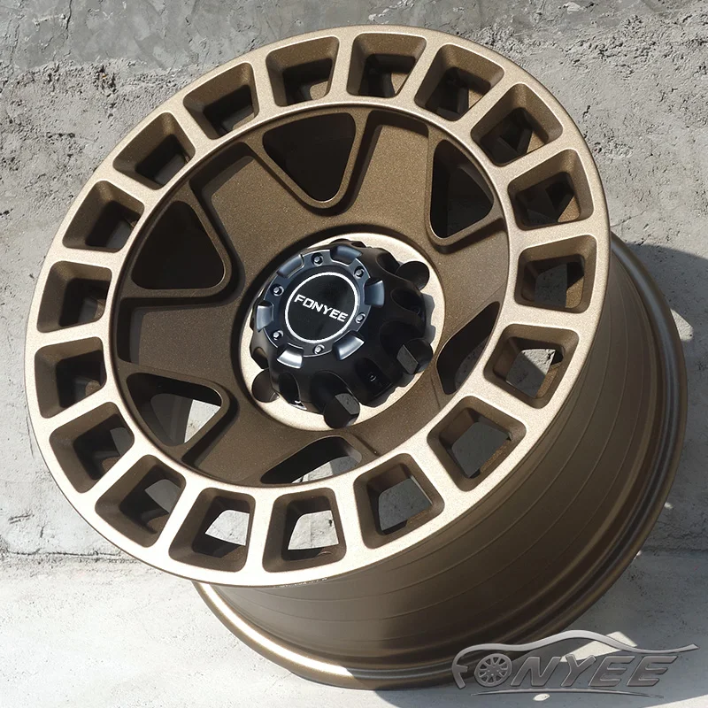F66DX125 Fonyee wheels for auto popular pattern off-road mags latest modified design alloy wheels high quality car rims