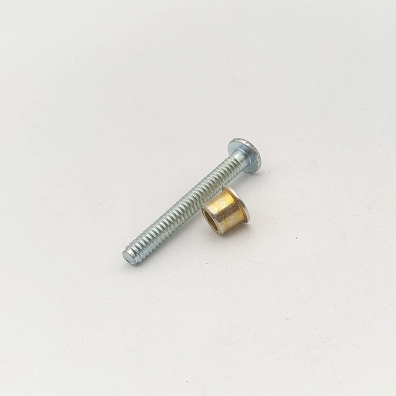 Great price factory galvanized half round head high strength ring groove rivets