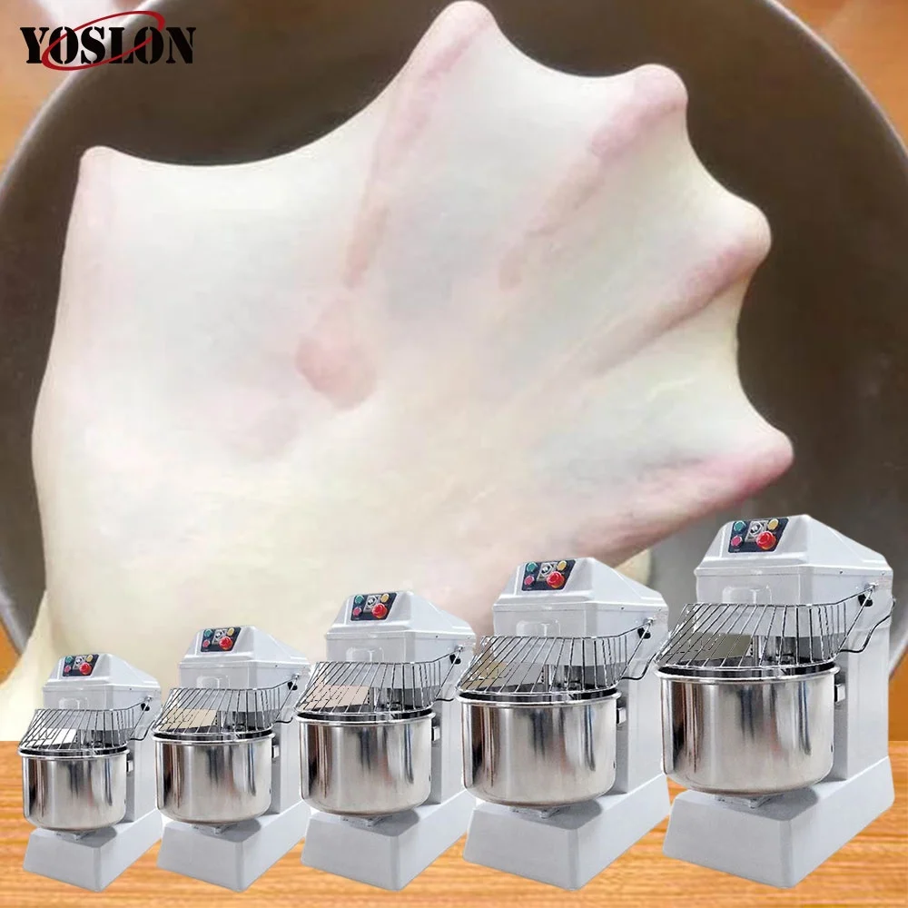 5kg 8kg 12kg 16kg 20kg 25kg 30kg 40kg 50kg 100kg Kneader Pizza Dough Bakery Flour Mixer Machine Spiral Mixer Bread Dough Mixer