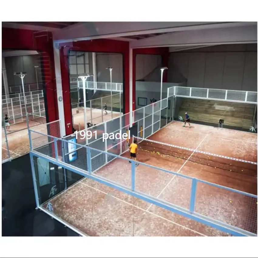 Панорамный Теннисный пол Padel Court Depuy Synthes Cancha de Padle панорамный