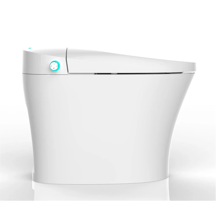 Self clean auto open sensor flush siphonic fully intelligent toilet bowl bathroom floor electronic smart toilet
