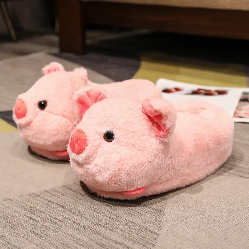 New Style Plush Slippers Home Indoor Cotton Slippers Cute Cartoon Animal Slippers