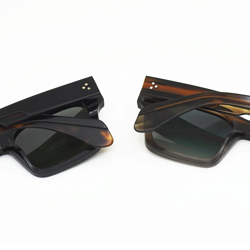 Custom Logo Shades Eyewear Women Sunglasses Hot Selling Ltaly Fashion Female Men Unisex Fashionable Sunglasses Acetate UV400 HGM