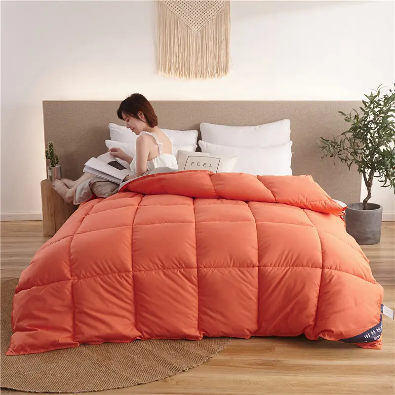 High-Quality Bedding comforter Microfiber Duvet Insert Custom LOGO Bed Quilt Lightweight Down Sleep Duvet