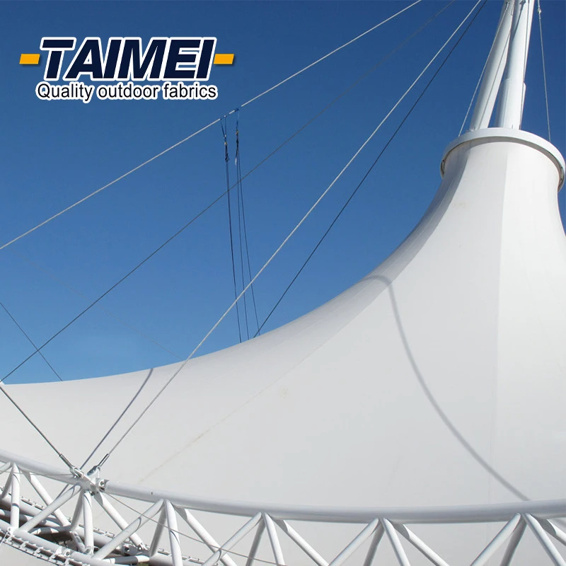 Tent Membrane Structure Tent Fabric Roof Tensile Membrane Structure Fabric for Wedding Party / Restaurant