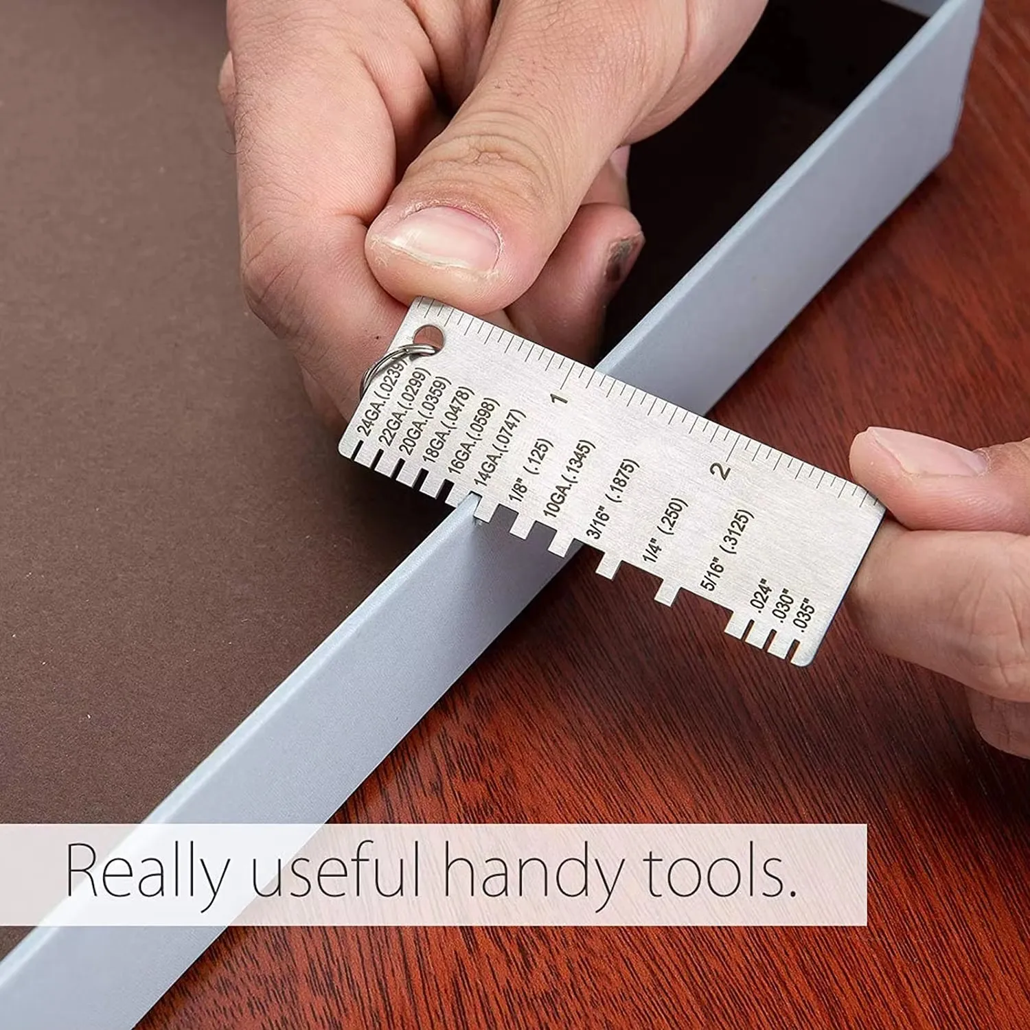 Wire Gauge Tool Wire Gauge Sheet Welding thickness Gauge Diameter Welding Gage Hexagon Wet Film Card Welding Inspection Ruler