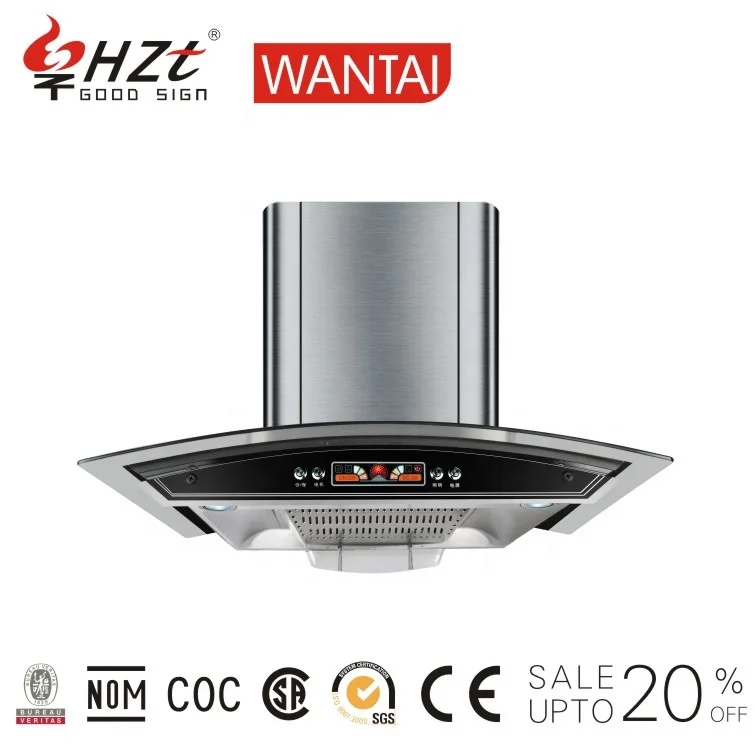 Stainless Steel Filter(optional)wall Mounted Range Hood /kitchen Exhaust Hood Kitchen Aire Range Hood Copper Free Spare Parts Ce