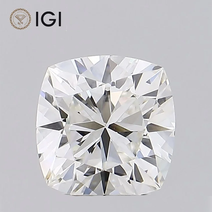 Подушка 1ct, свободные алмазные бриллианты, свободные бриллианты с сертификатом