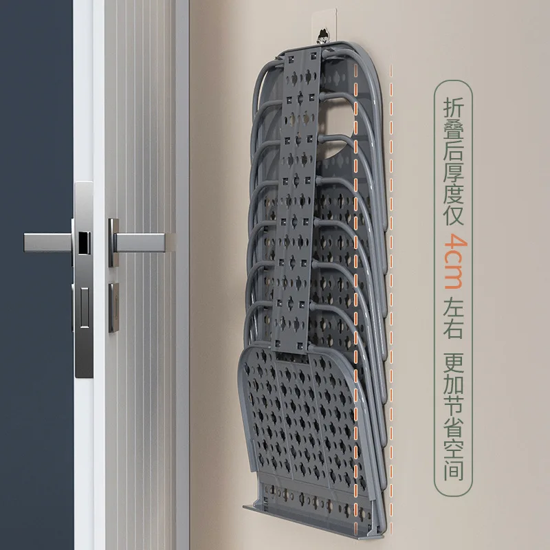 Laundry hanging dirty clothes foldable storage basket wall-mounted folding clothes basket