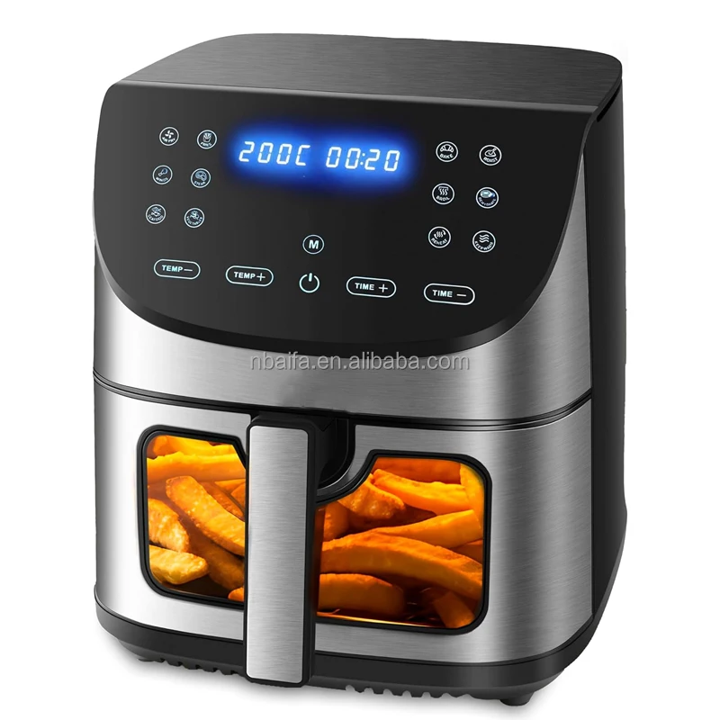 Aifa New 6L 8L 12L Freidora De Aire Fritadeira Eletrica Fryer Electric Digital Air Fryer Over Foodie Air Fryer with Grill
