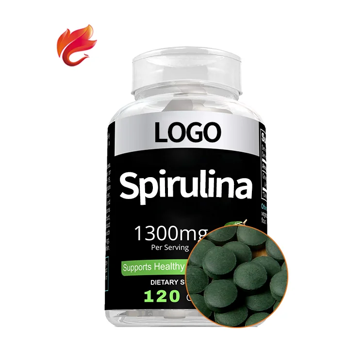 
GMP factory Spirulina extracts OEM Spirulina Tablets 
