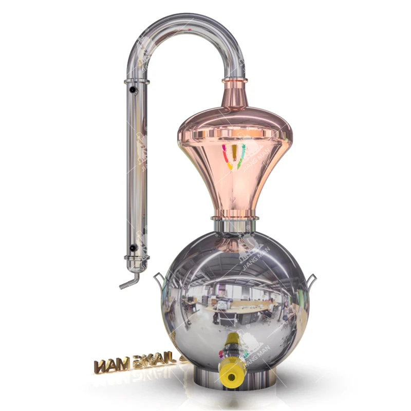 1 Gallon/10 Liters Copper Pot Still-Home Alcohol Whiskey Distiller-Gin Distiller Home