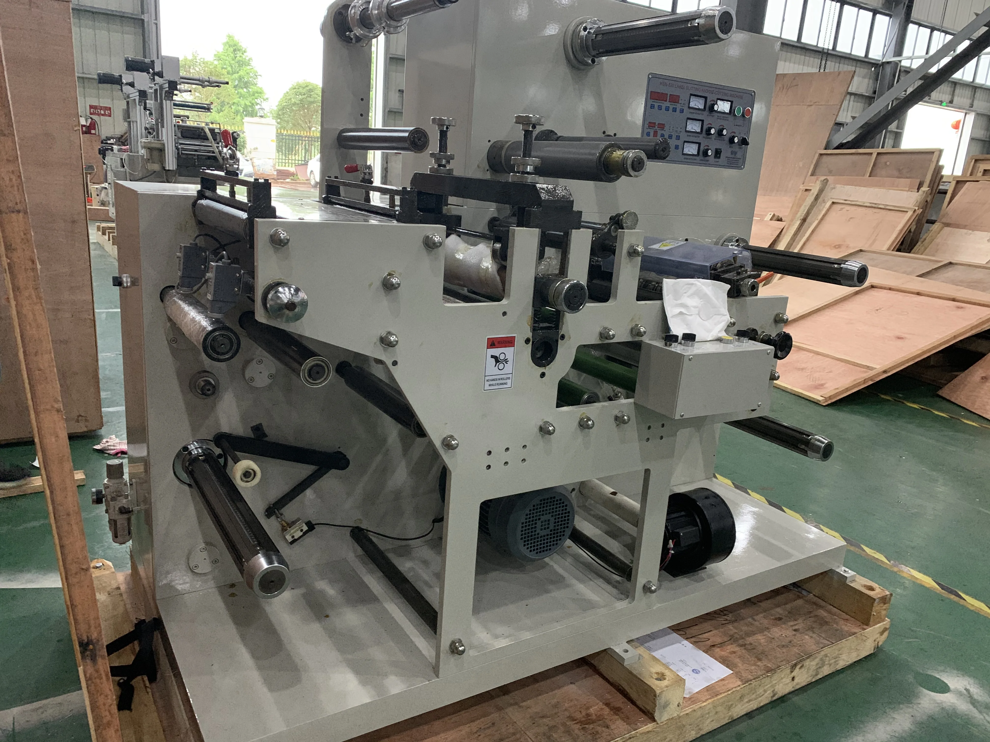 GP-450YB Ротационная Машина для продольной резки роликовый сервопривод узкая этикетка продольная резка с револьверной перемоткой
