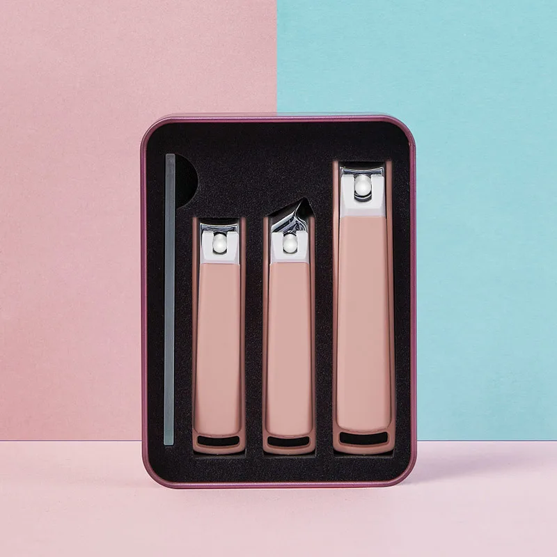 Anti-splash Stainless steel nail clippers multi-specification cute nail clippers toe repair manicure nail Cutter set wholesale