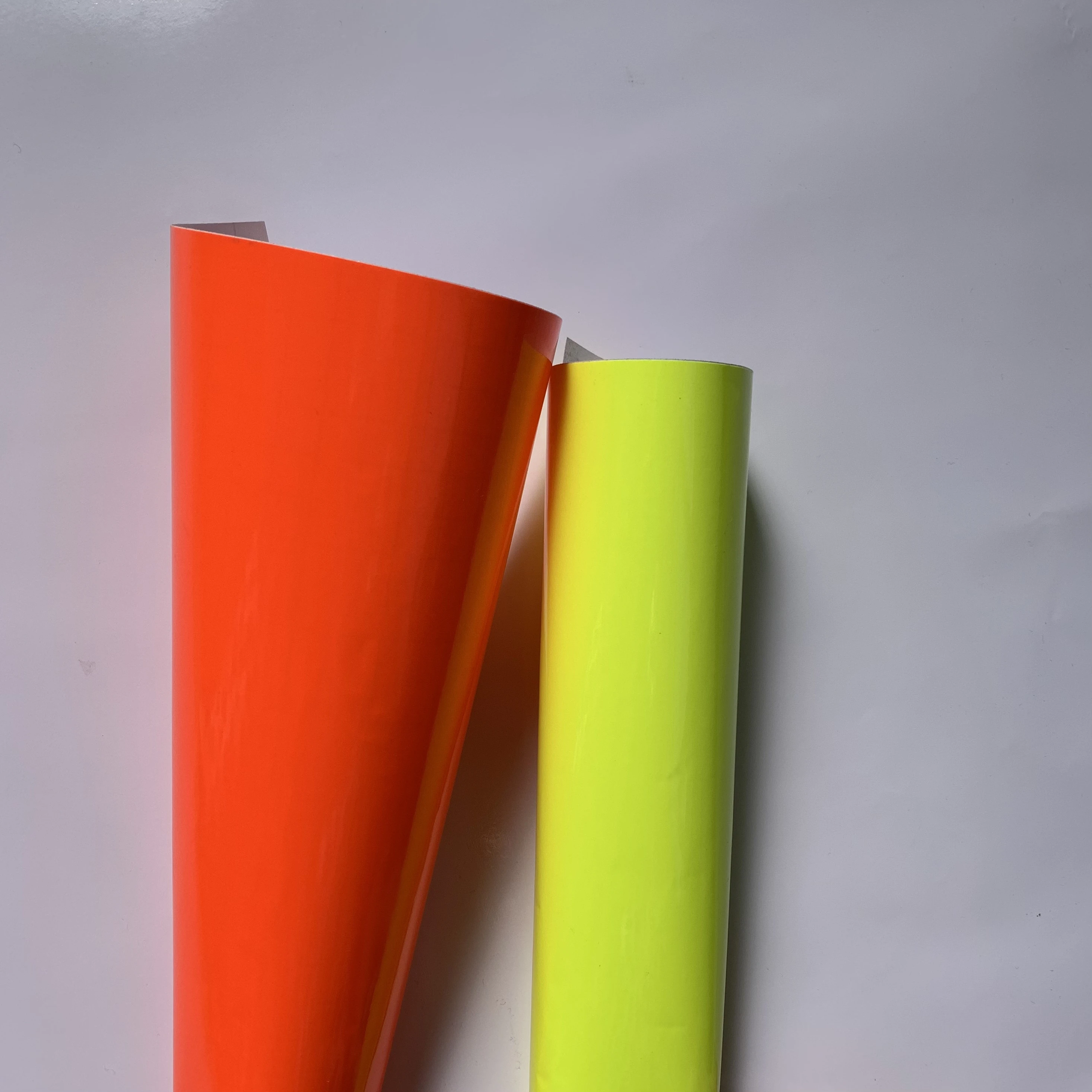 Anolly double glossy shiny Fluorescent Removable sign vinyl Neon Removable vinyl for all your cutters