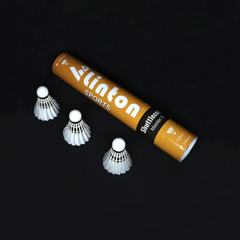 Chinese manufacturer White Duck Feathers Shuttles Badminton Shuttlecock hybrid shuttlecocks tournament