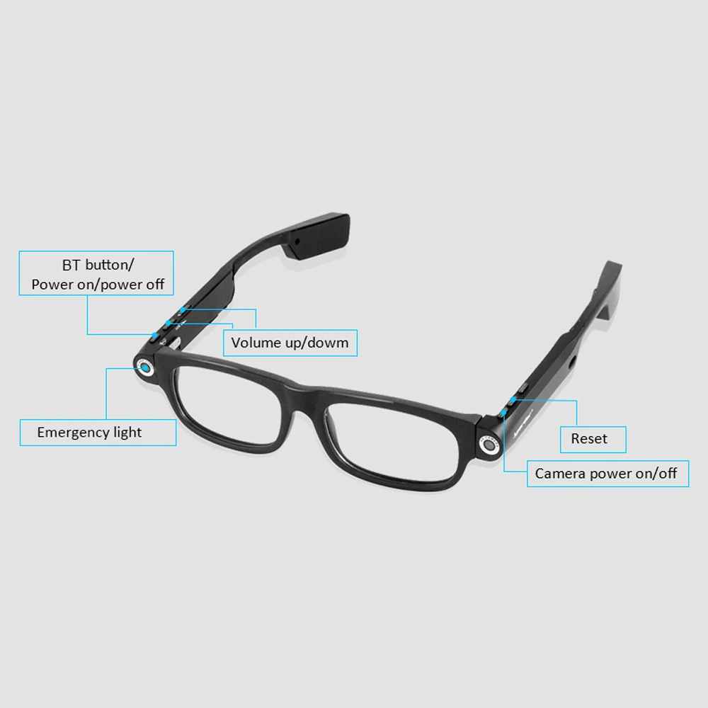 2022 Fashion Outdoor Sports DV smart Wireless Sunglasses Mini Camera Glasses Sunglasses Men Women with Headset