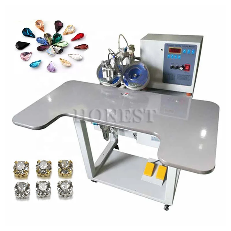 High Output Stone Fixing Machine / Fixing Machine / Ultrasonic Hot Fix Rhinestone Setting Machine