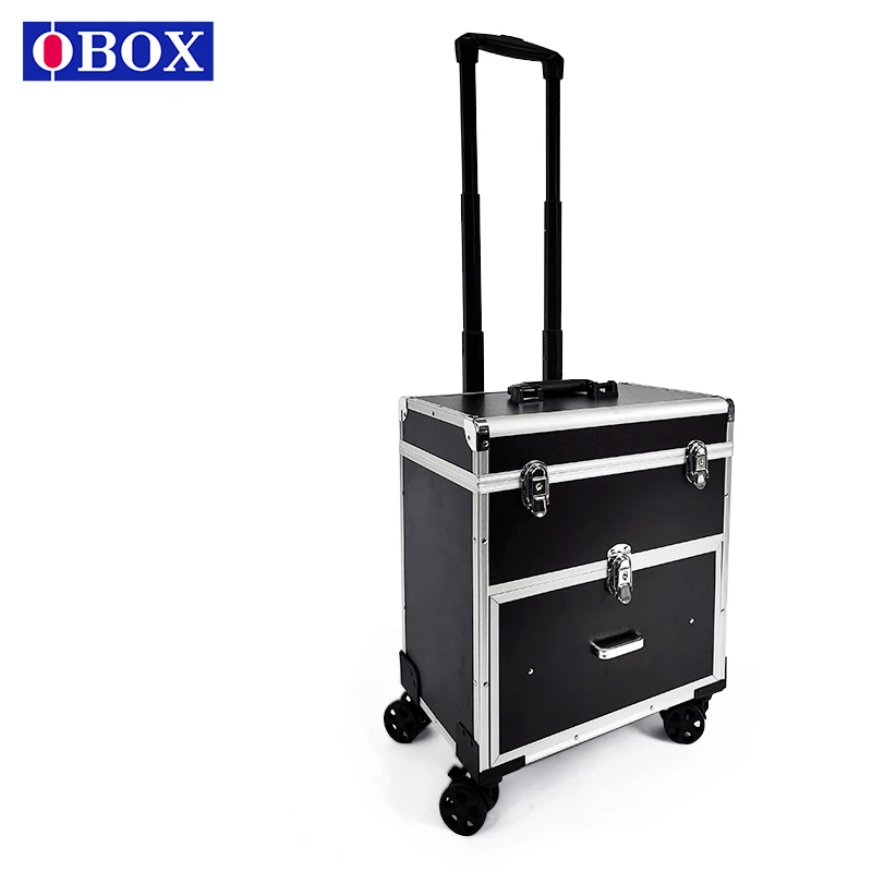 OBOX огнестойкая доска из алюминиевого сплава косметический чехол с большой емкостью и многослойным дизайном