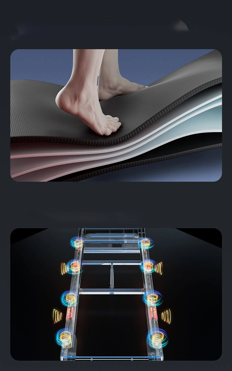 Dinuo Mechanical Foldable Home Running Machines Commercial Bodybuilding Treadmill For Gym