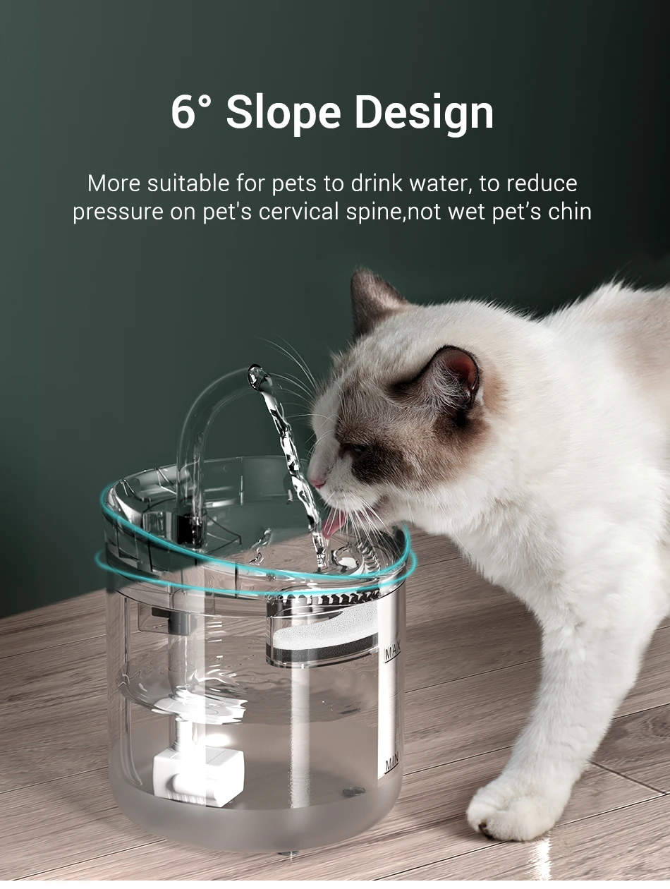 Smart water feeder cat water fountain pet drinking