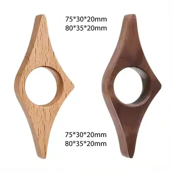 Custom Wooden Finger Bookmark Convenient Reading Helper Thumb Bookmark Book Lovers Gifts Wooden Beech Thumb Book Page Holder