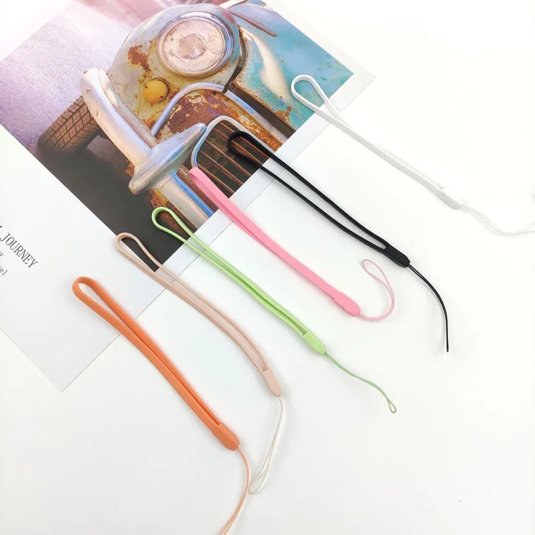 Custom Silicone Wrist Strap Hand Lanyard Phone Camera USB Sticks Key ID Card Keychain for promotional lanyards