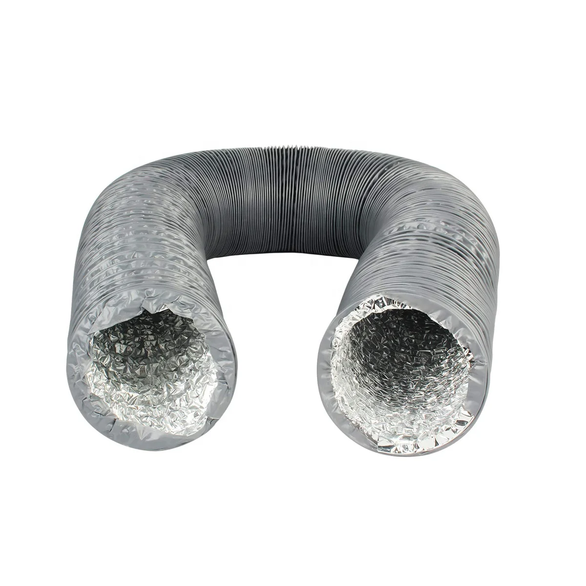 Hydroponics grow tent application pvc aluminum foil round duct