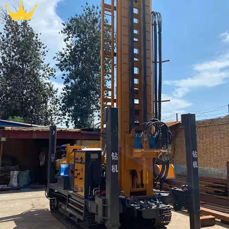 260m/360m/460m/560m Hydraulic crawler type borehole water well drilling machine rig mine drilling rig