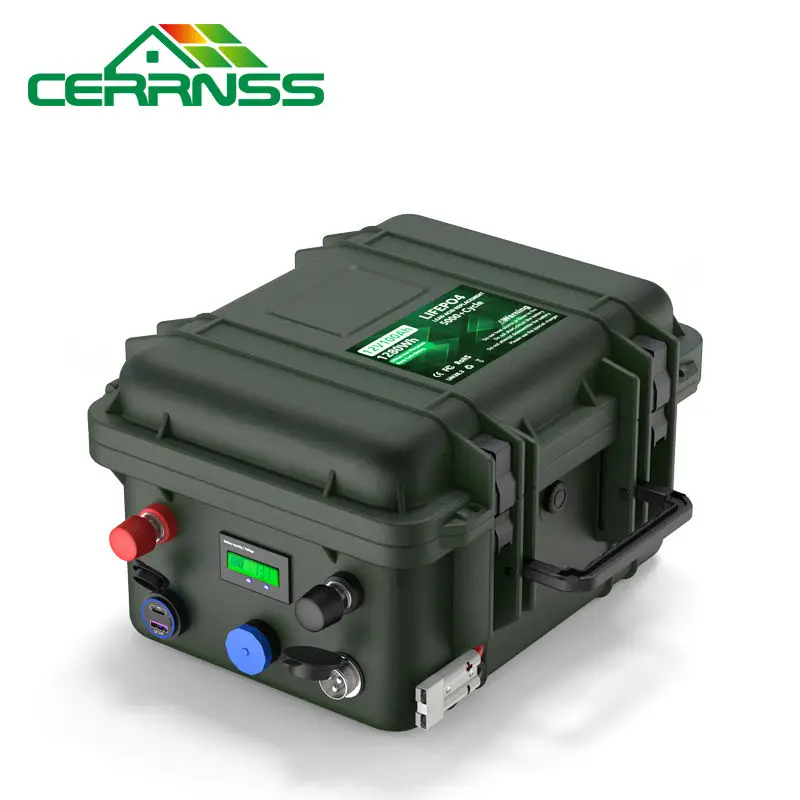 CERRNSS 5 Year Warranty RV Home Solar Bluetooth 12V 100Ah 150Ah 200Ah 240Ah 280Ah LiFePO4 Pack 12V Metal Lithium Ion Battery