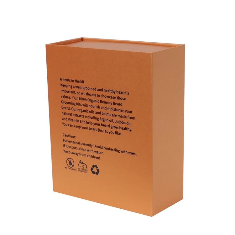 IN STOCK Professional and unique beard care kit with beard oil balm, comb, brush and scissors for man beard hair care