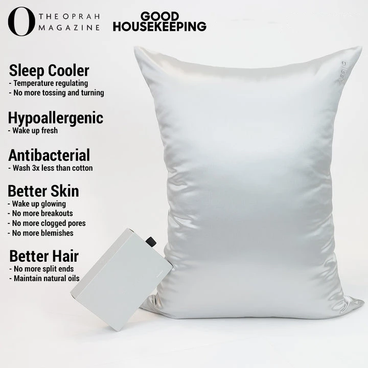 6A Degree Wholesales Custom 100% Mulberrry 16 19 22 25 Momme Standard Silk Pillow Case Queen King Pure Natural Silk Pillowcase