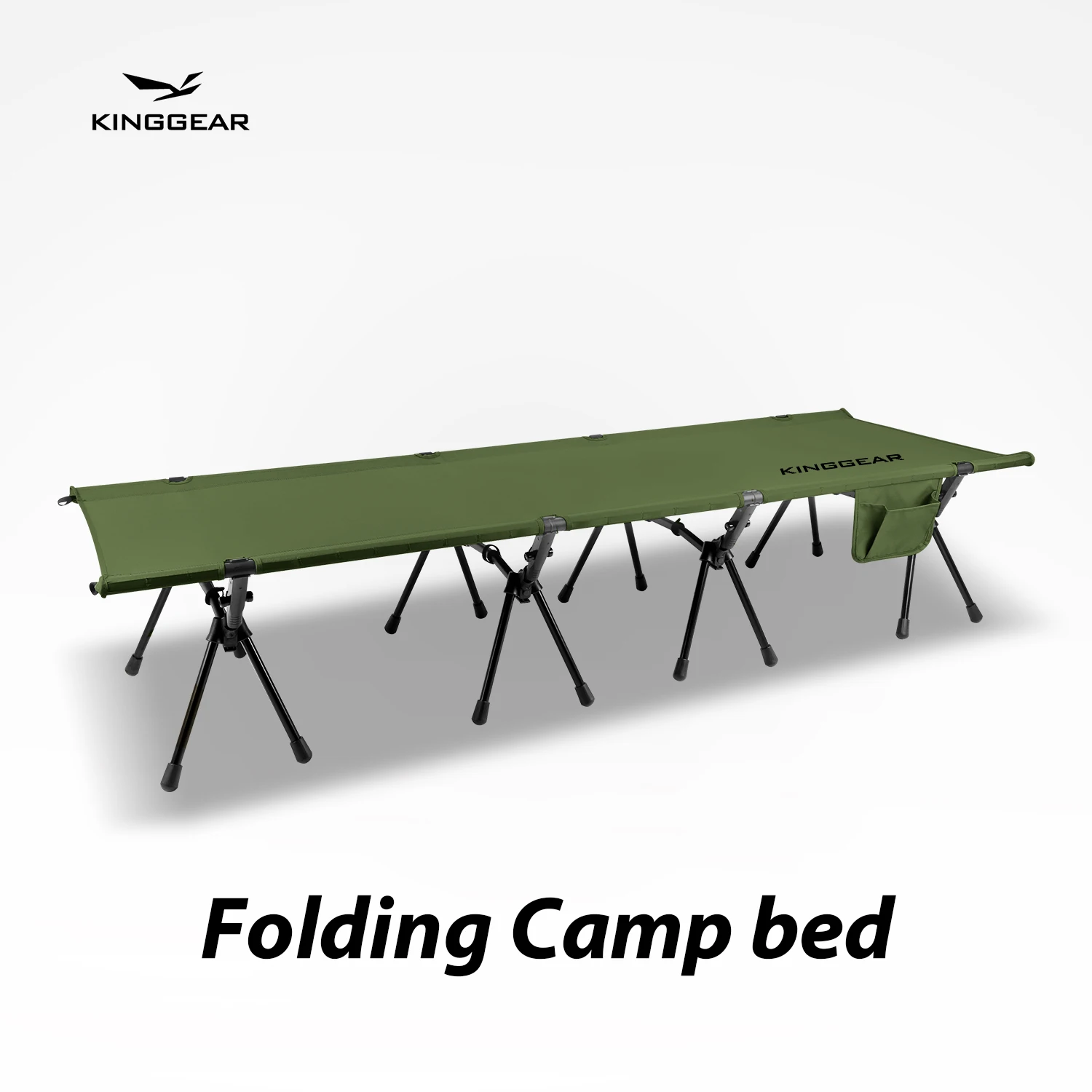 Camp Cot Bed Folding Adjustable Height Travel Cot Folding Bed Outdoor Camp Bed Folding Portable Cot