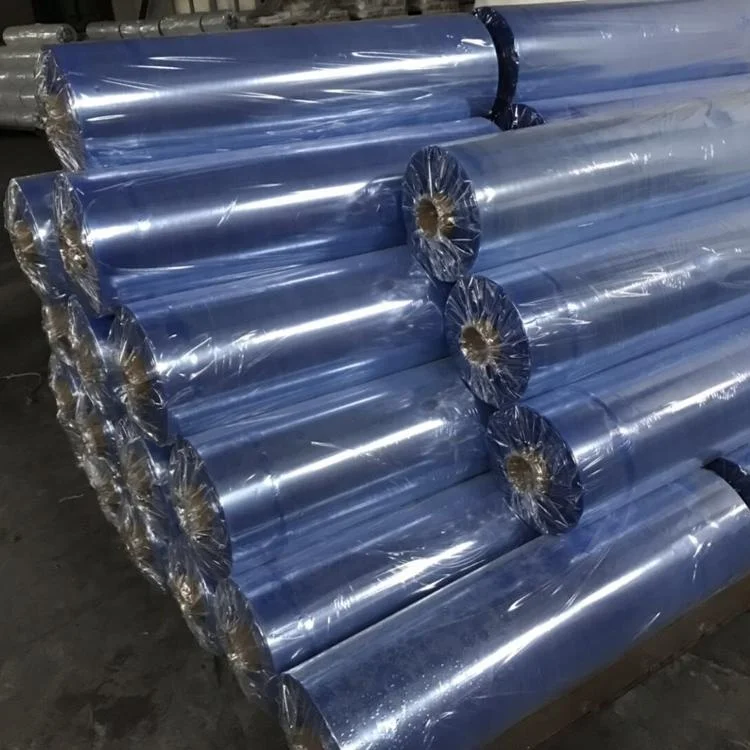 Calandering Film Transparent Medical Drug Use PVC Glossy , Various Embossed Roll Packing White Soft