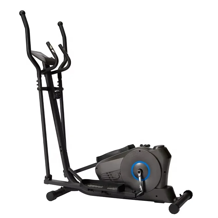 Home Use Manual Adjustable Stationary Magnetic Upright Elliptical Trainer Machine