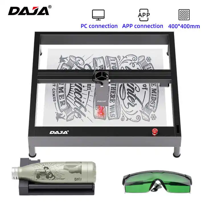 DAJA D4 DIY лазерная гравировальная машина для резки с ЧПУ по дереву и металлу маркировочная лазер принтер