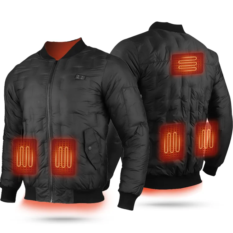 Custom Logo Waterproof Outdoor Worker Porter Cable Snow Heated Hunting Jacket