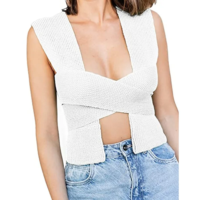 Модный женский топ-туника Able Croptop привлекательные топы укороченный топ милые майки для женщин 2021