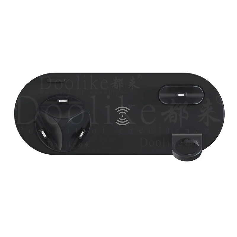 
10W 4 in 1 wireless charger,mobile phone charging dock station / watch charging stand / headphone charging base for AirPods Pro 