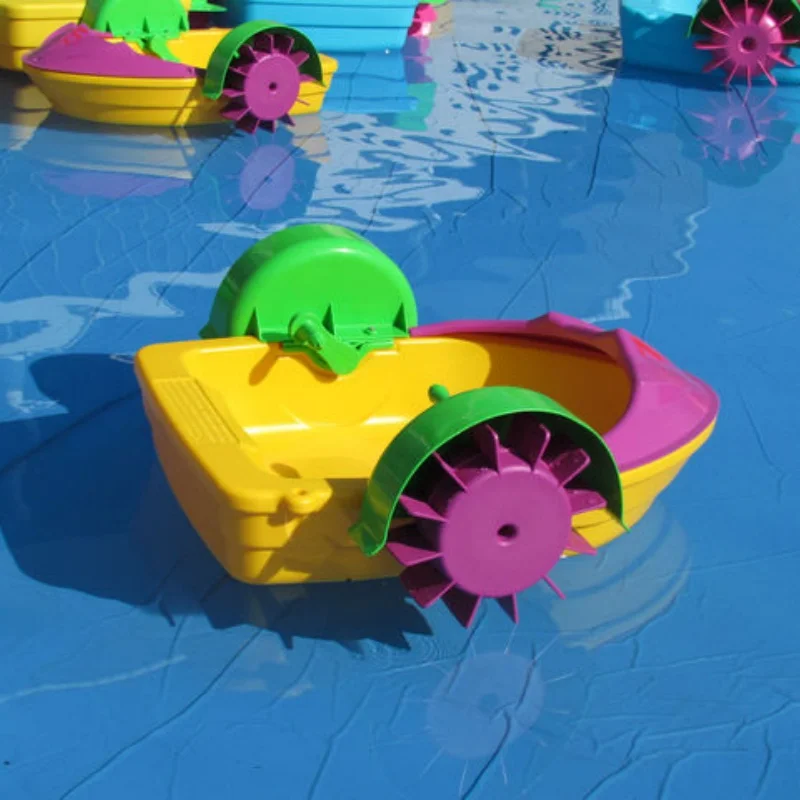 Cheap plastic small hand pedal boat kids economy hand paddle boats for sale
