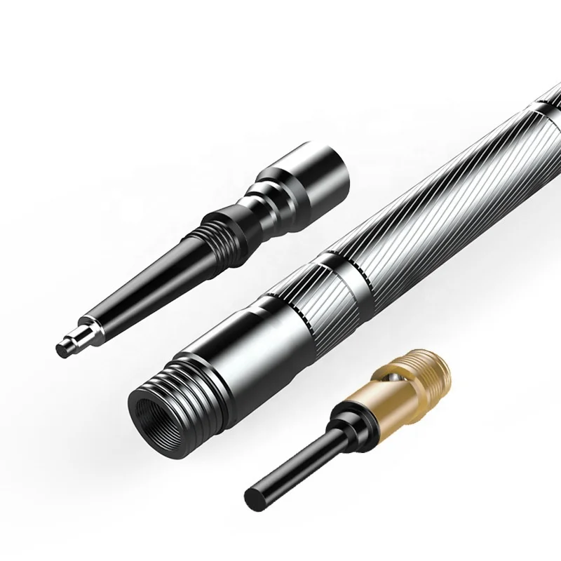 Comfortable Foam Handle Enhanced Automatic Retractable Telescopic Self Defense Stretchable Steel Stick