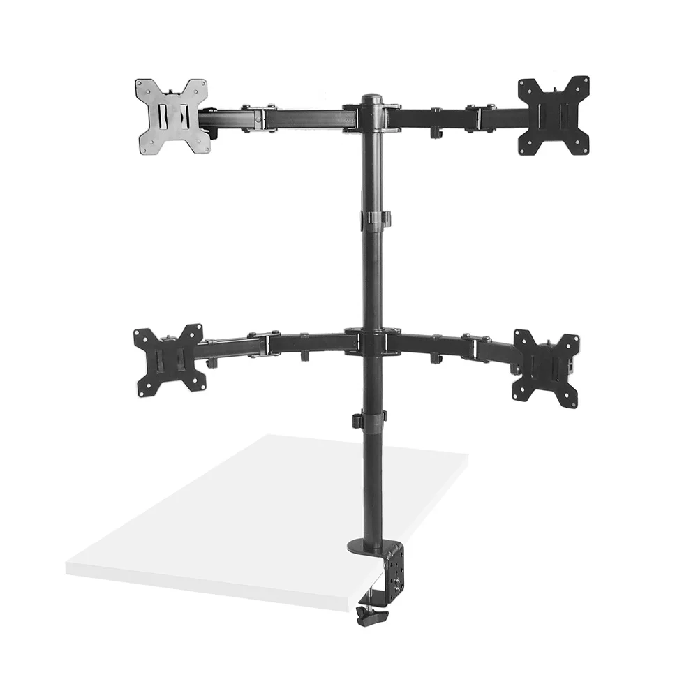 High quality  Fully Adjustable  LCD Monitor Desk Mount Arm with one Monitor up to 27 inch 18 lbs Weight Capacity