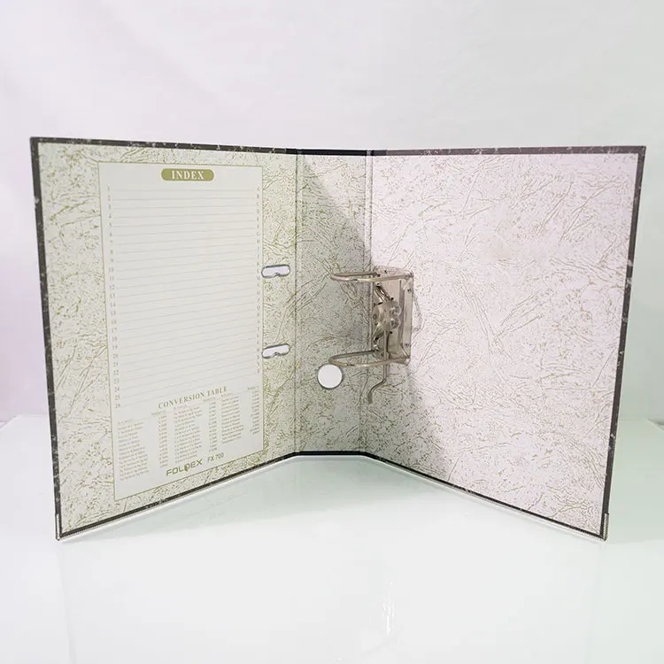 Office Supplies Wholesaler Customized Folder Clip Paper File Folder A4 Size A4 Box File Lever Arch File