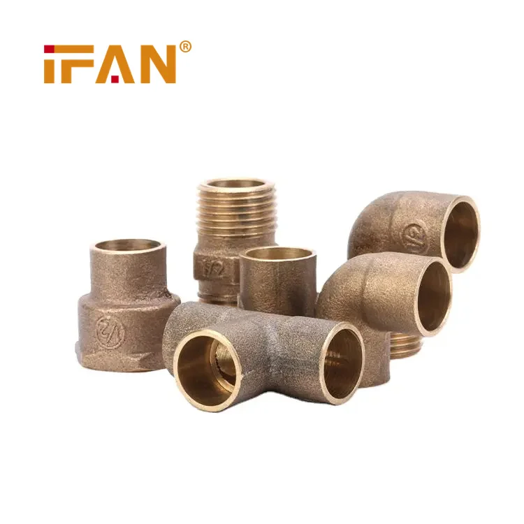 IFAN Bronze Thread Fitting Elbow Tee Plug Coupling Bronze Plumbing Fitting