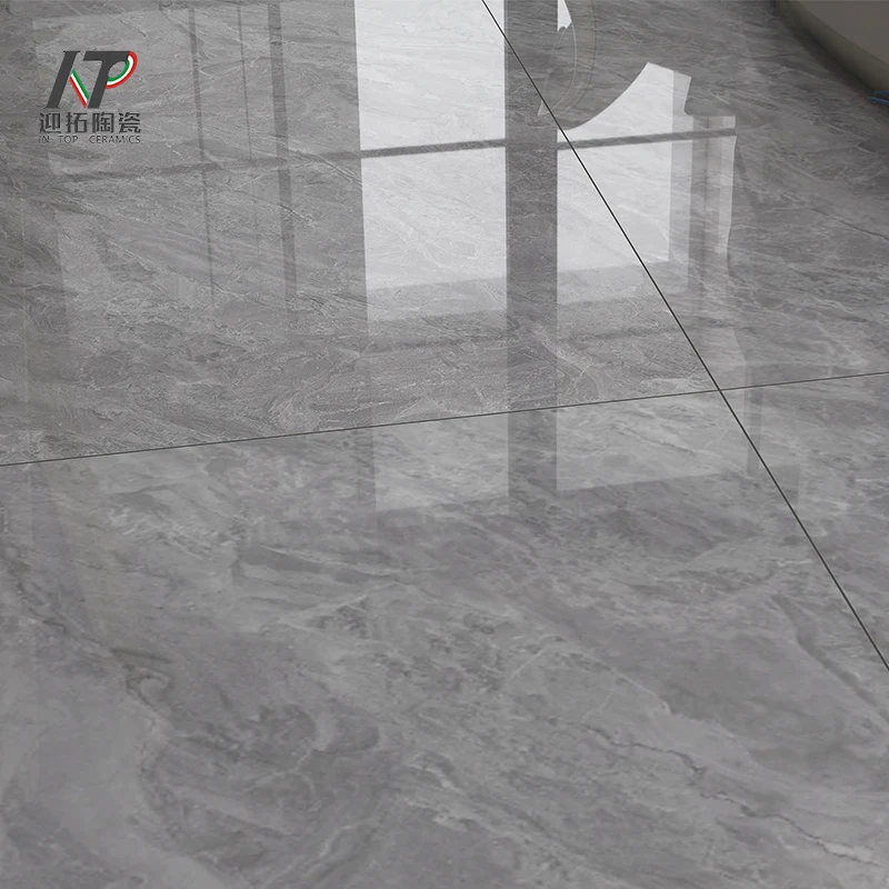 750x1500mm Infinite even grain  grey color full body marble tile full polished glazed porcelain tiles flooring and wall tiles
