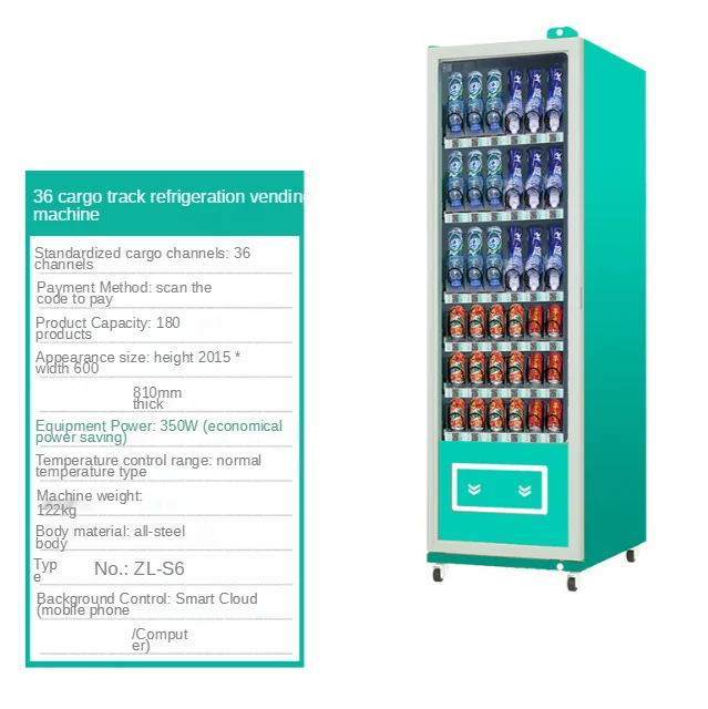 Small Vending Machine With Touch Screen Selling Laundry Liquid Detergent