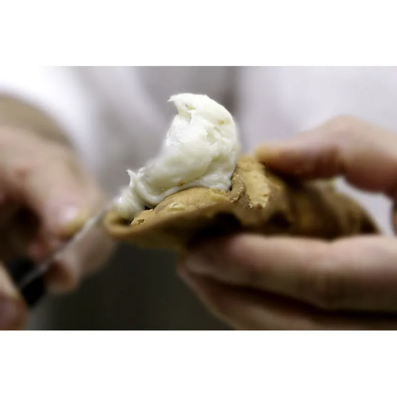 High Quality Pistachio Flavored Italian Sweet Frozen Sheep ricotta Cream Pastry 1kg 8xbox for Export